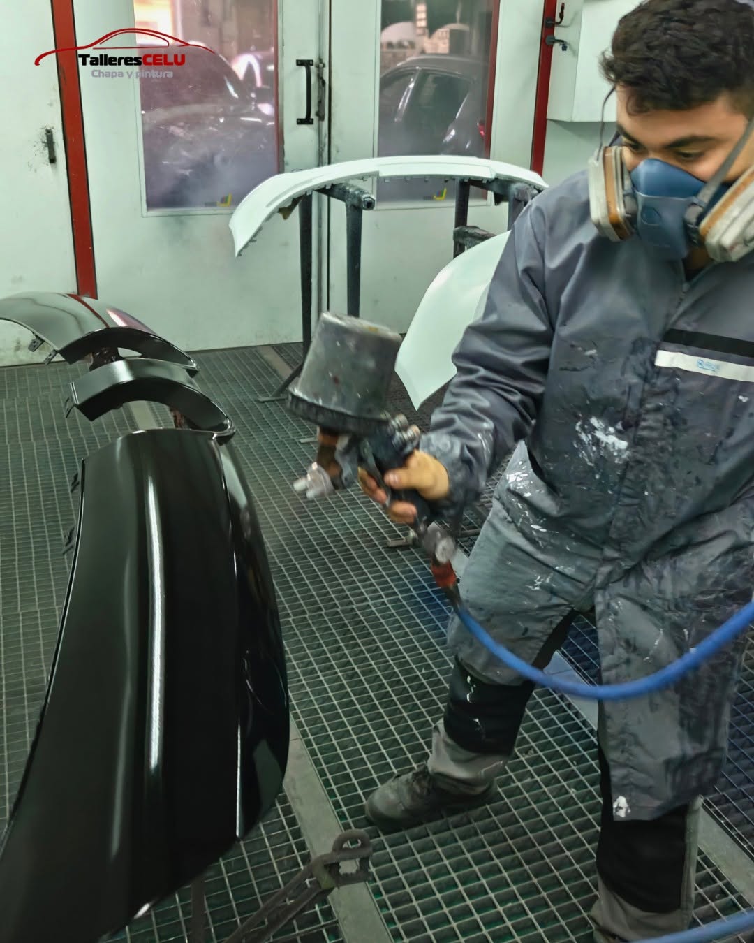 Trabajo de chapa y pintura